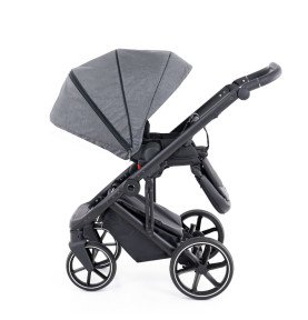 Universalus vežimėlis Coletto Flow 2in1, juodos spalvos važiuoklė FL-03