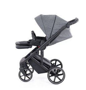 Universalus vežimėlis Coletto Flow 2in1, juodos spalvos važiuoklė FL-03