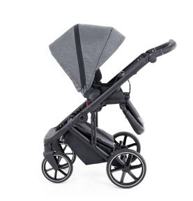 Universalus vežimėlis Coletto Flow 2in1, juodos spalvos važiuoklė FL-03