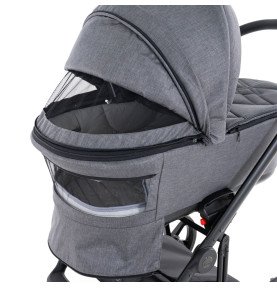 Universalus vežimėlis Coletto Flow 2in1, juodos spalvos važiuoklė FL-03