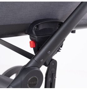 Universalus vežimėlis Coletto Flow 2in1, juodos spalvos važiuoklė FL-03