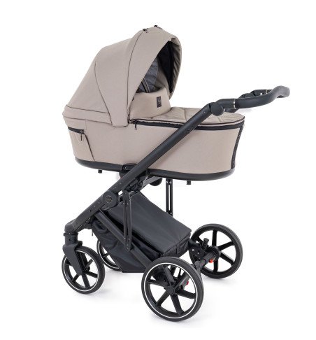Universalus vežimėlis Coletto Flow 2in1, juodos spalvos važiuoklė FL-04