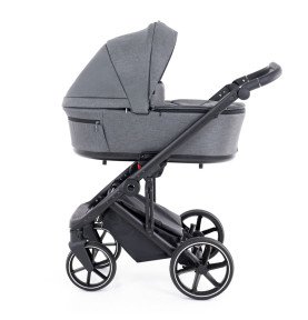 Universalus vežimėlis Coletto Flow 2in1, juodos spalvos važiuoklė FL-04