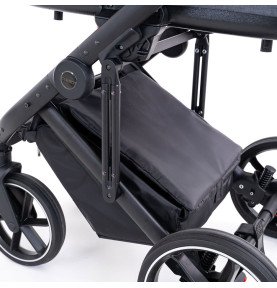 Universalus vežimėlis Coletto Flow 2in1, juodos spalvos važiuoklė FL-04
