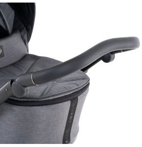 Universalus vežimėlis Coletto Flow 2in1, juodos spalvos važiuoklė FL-04