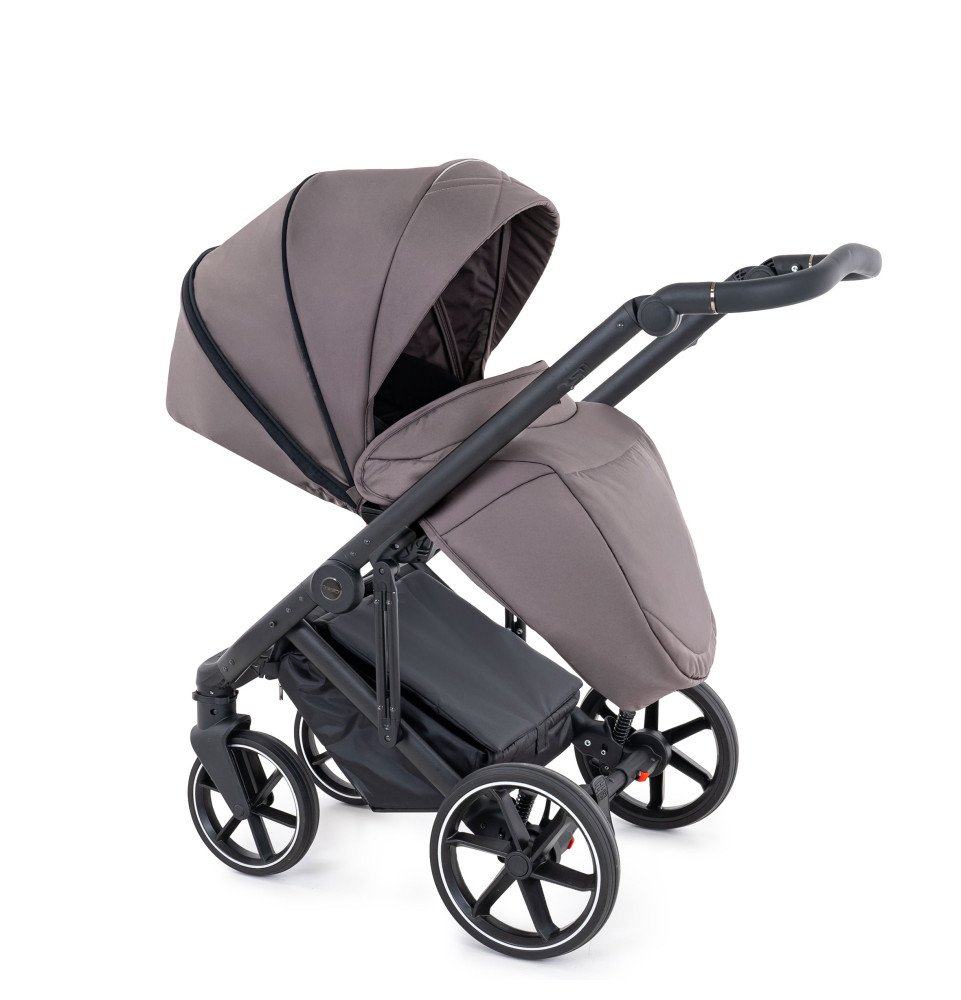 Universalus vežimėlis Coletto Flow 2in1, juodos spalvos važiuoklė FL-05