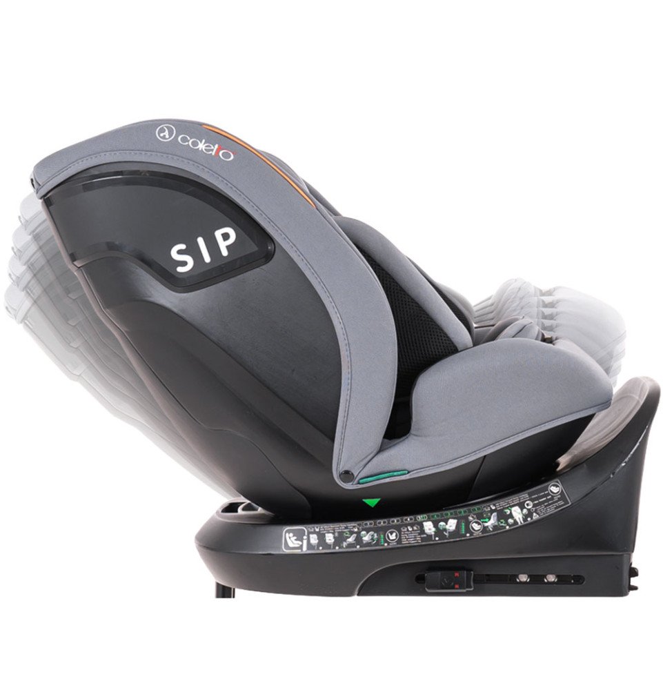 Automobilinė kėdutė Coletto Izzy I-SIZE Black 40-150 cm (0-36kg)