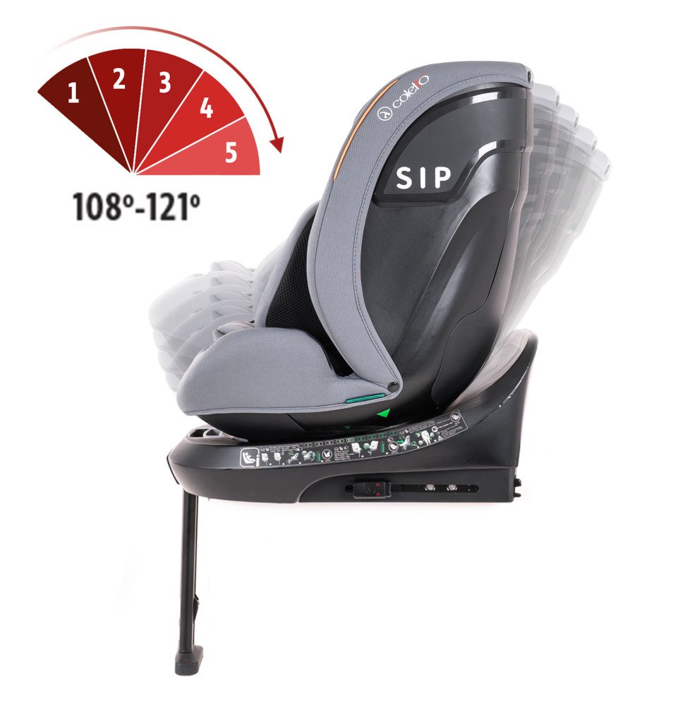 Automobilinė kėdutė Coletto Izzy I-SIZE Green 40-150 cm (0-36kg)