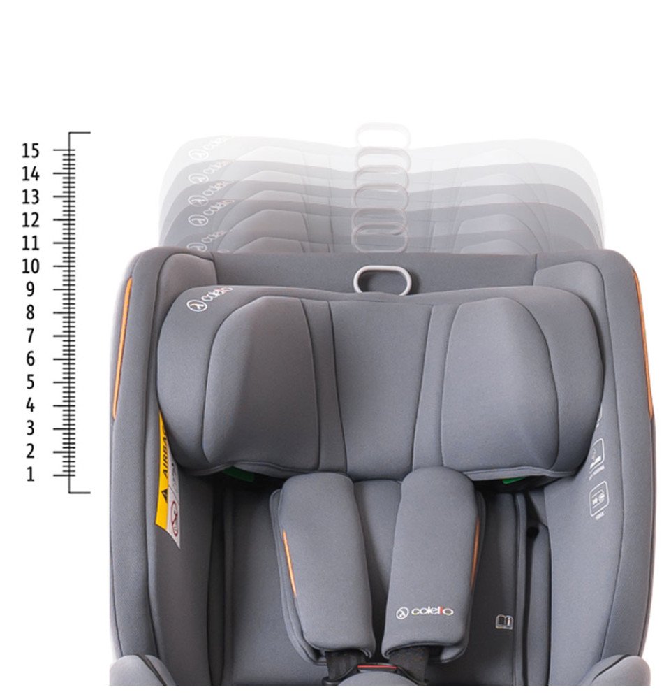 Automobilinė kėdutė Coletto Izzy I-SIZE Green 40-150 cm (0-36kg)
