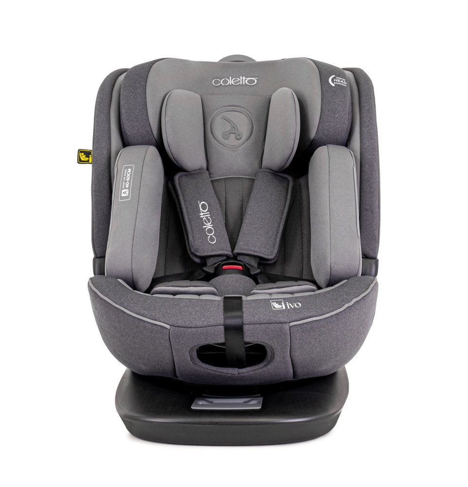 Automobilinė kėdutė Coletto Ivo I-SIZE Gray 40-150 cm (0-36kg)