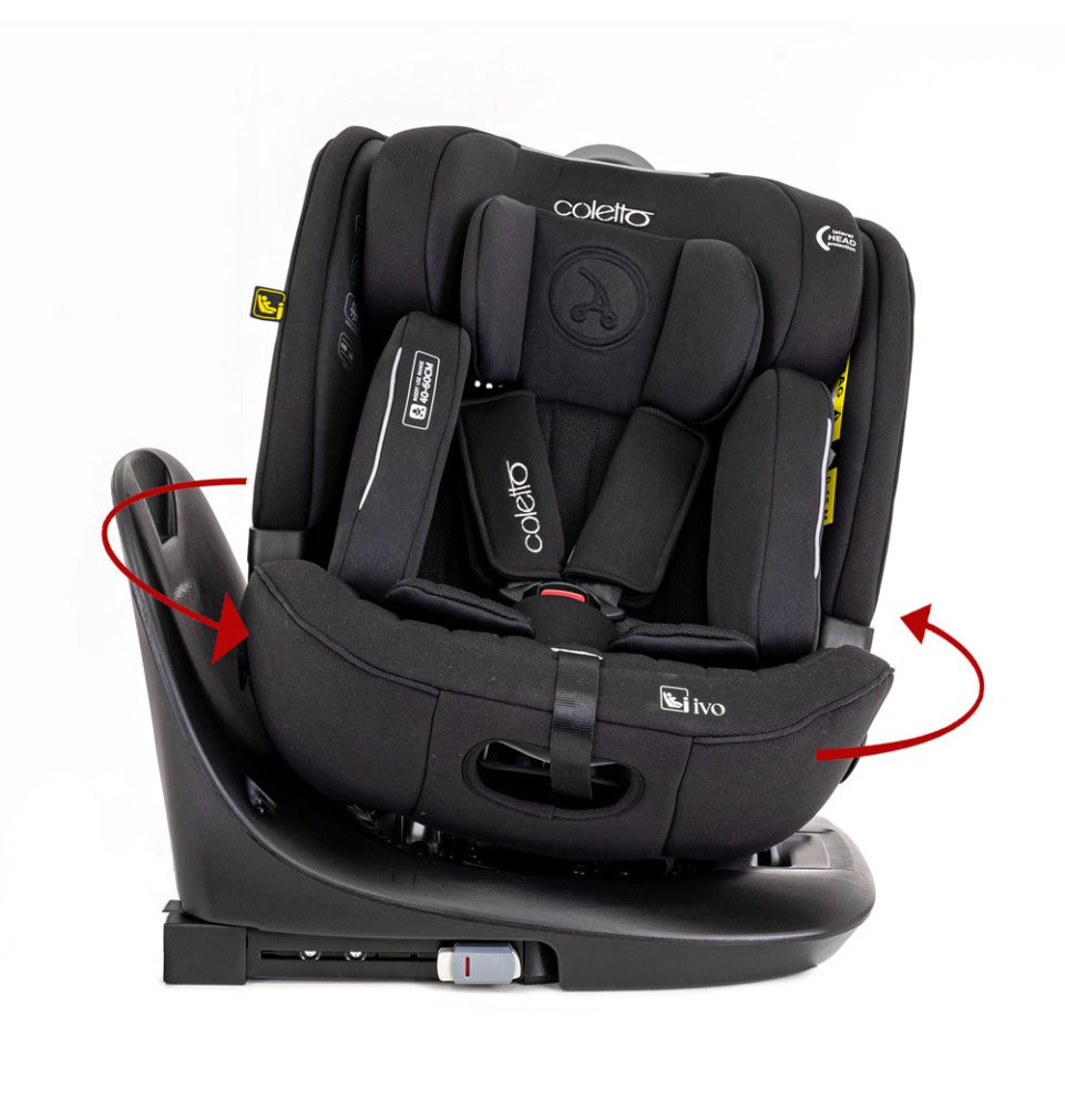 Automobilinė kėdutė Coletto Ivo I-SIZE Green 40-150 cm (0-36kg)
