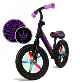 Balansinis dviratukas Kidwell Rebel LED Neon Pink