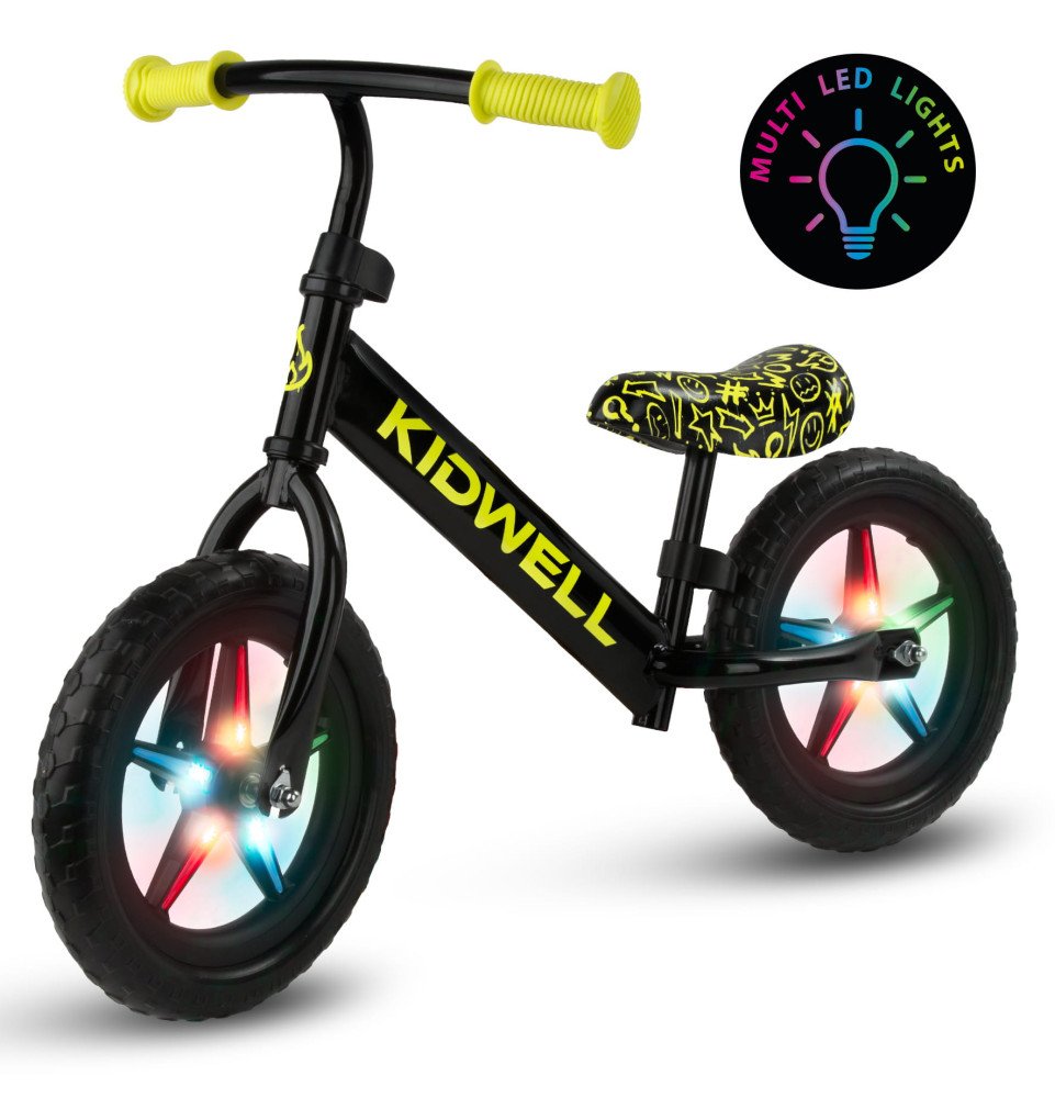 Balansinis dviratukas Kidwell Rebel LED Neon Yellow