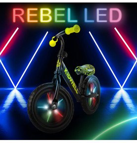 Balansinis dviratukas Kidwell Rebel LED Neon Yellow
