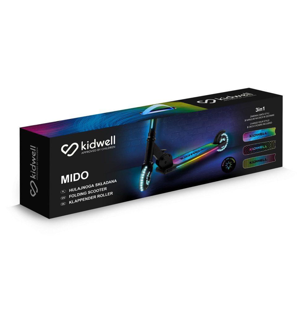 Paspirtukas Kidwell Mido Black