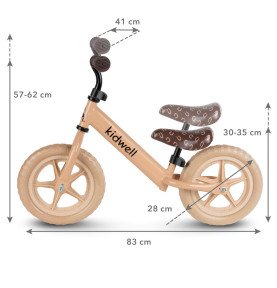 Balansinis dviratukas Kidwell Rebel Beige