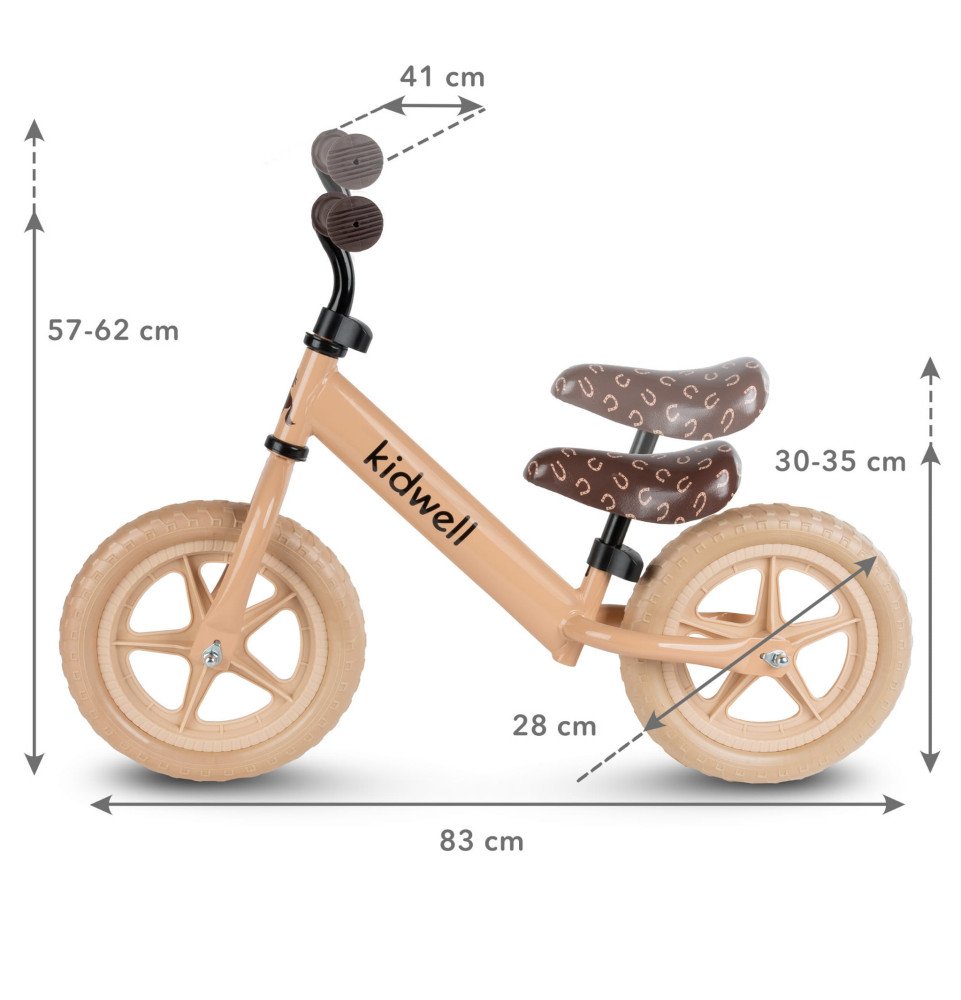 Balansinis dviratukas Kidwell Rebel Beige