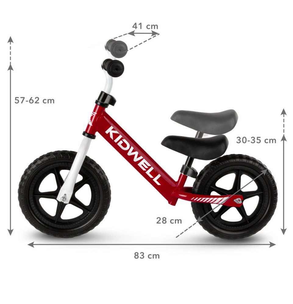 Balansinis dviratukas Kidwell Rebel Red