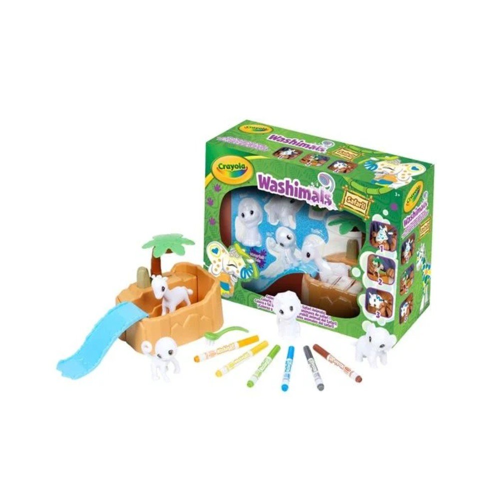 Rinkinys Crayola Washimals Safaris