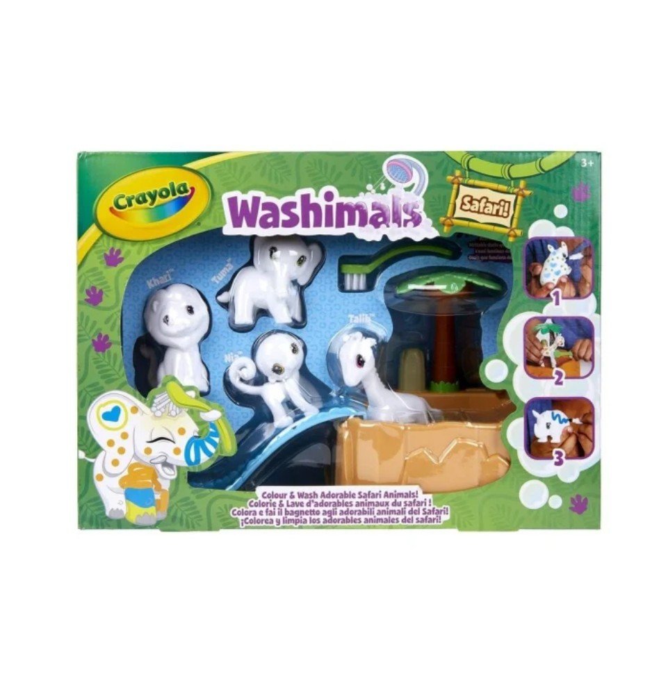 Rinkinys Crayola Washimals Safaris