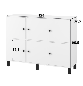 Komoda T6 Antrachite