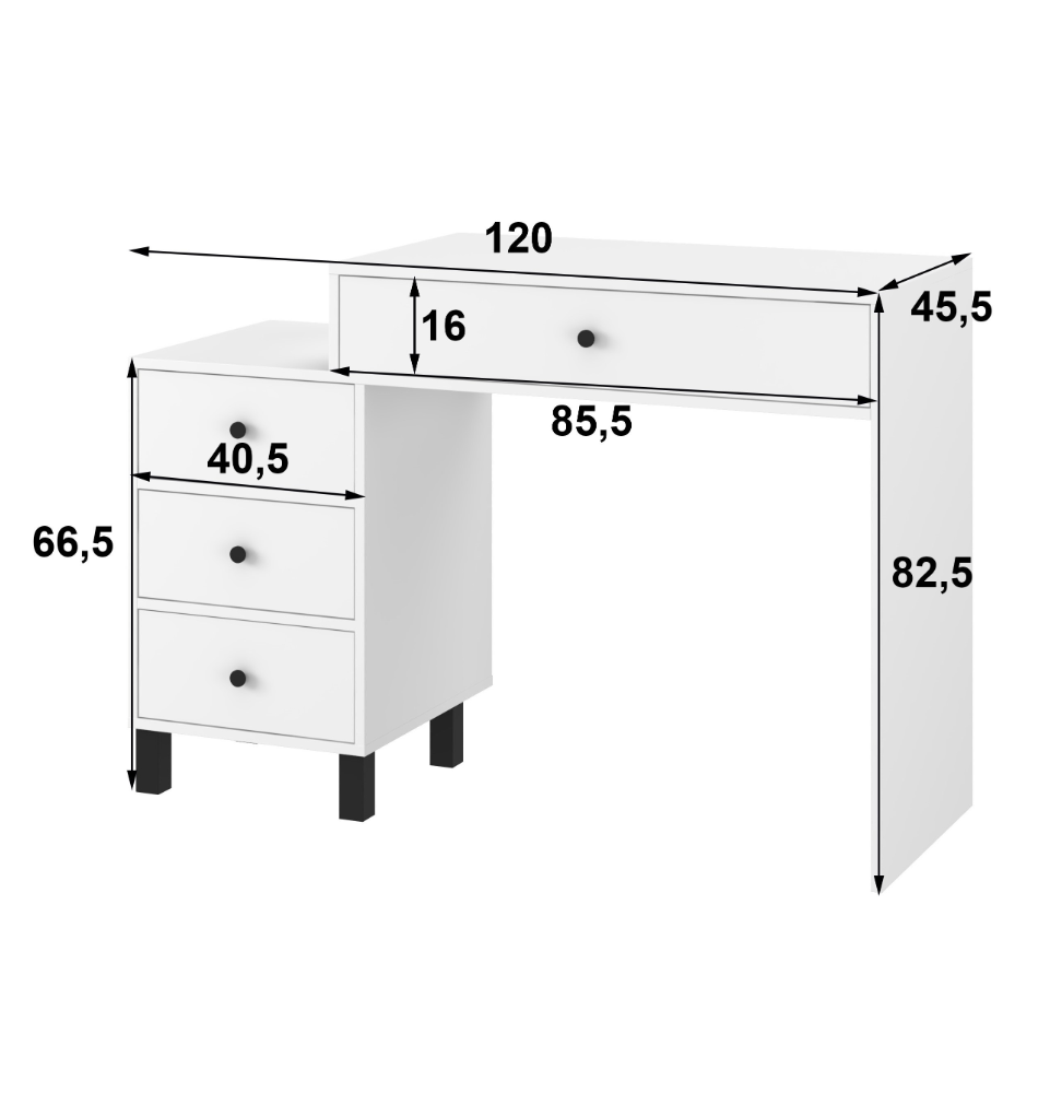 Stalas T-3 White