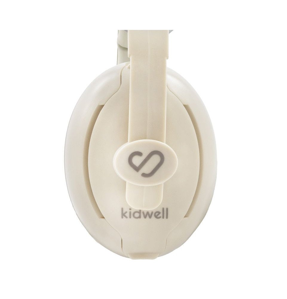 Ausinės vaikams nuo triukšmo Kidwell ORSO Beige 2 in 1, smėlinė