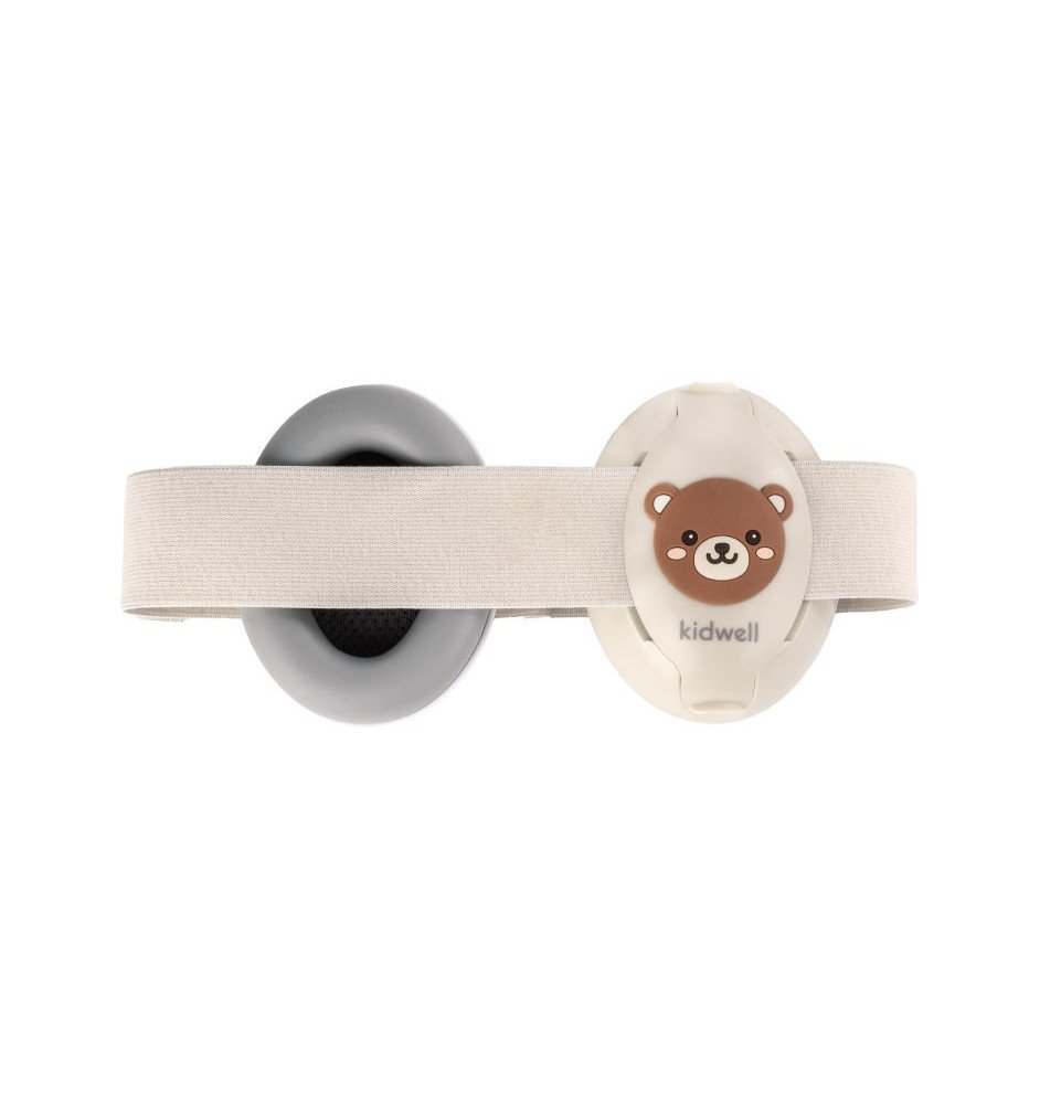 Ausinės vaikams nuo triukšmo Kidwell ORSO Beige 2 in 1, smėlinė