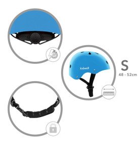 Šalmas Kidwell ORIX II Blue S