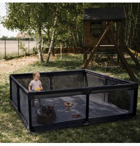 Žaidimų maniežas Kidwell FANKO Black 130x130