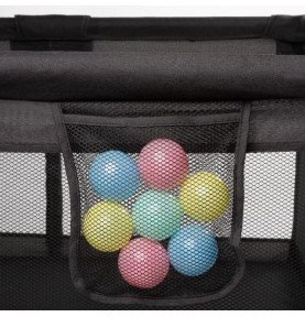 Žaidimų maniežas Kidwell FANKO Black 130x130