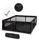 Žaidimų maniežas Kidwell FANKO Black 130x130