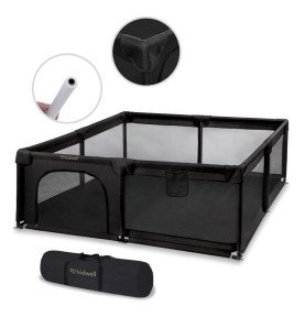 Žaidimų maniežas Kidwell FANKO Black 130x130