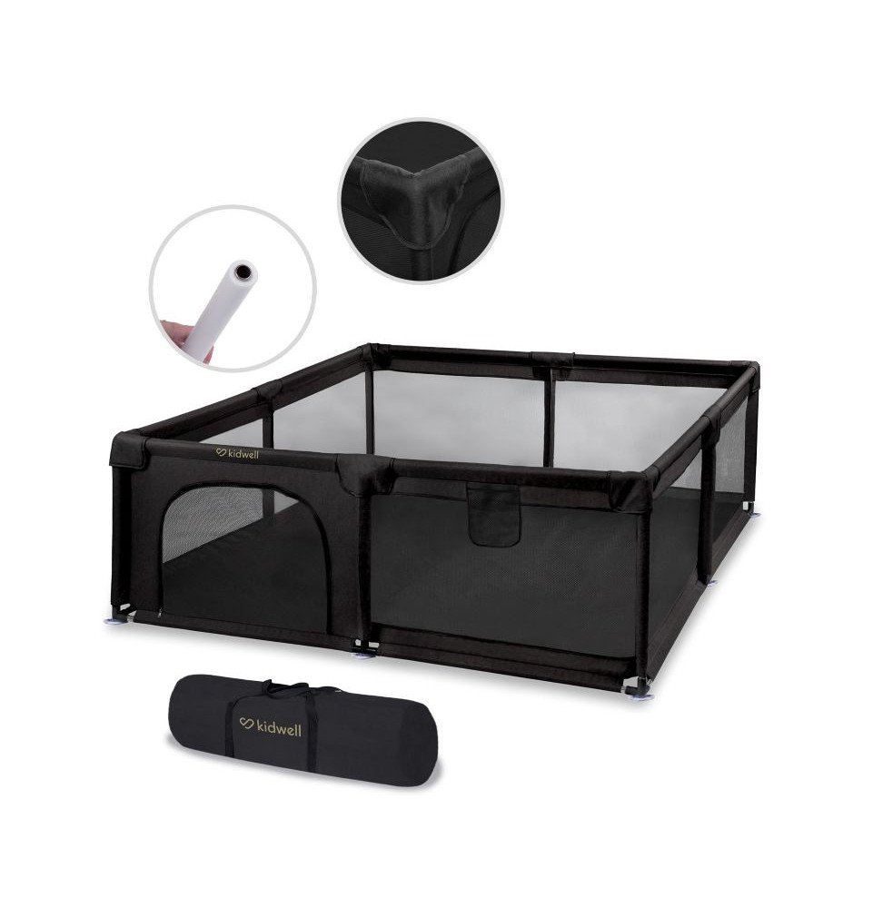 Žaidimų maniežas Kidwell FANKO Black 130x130