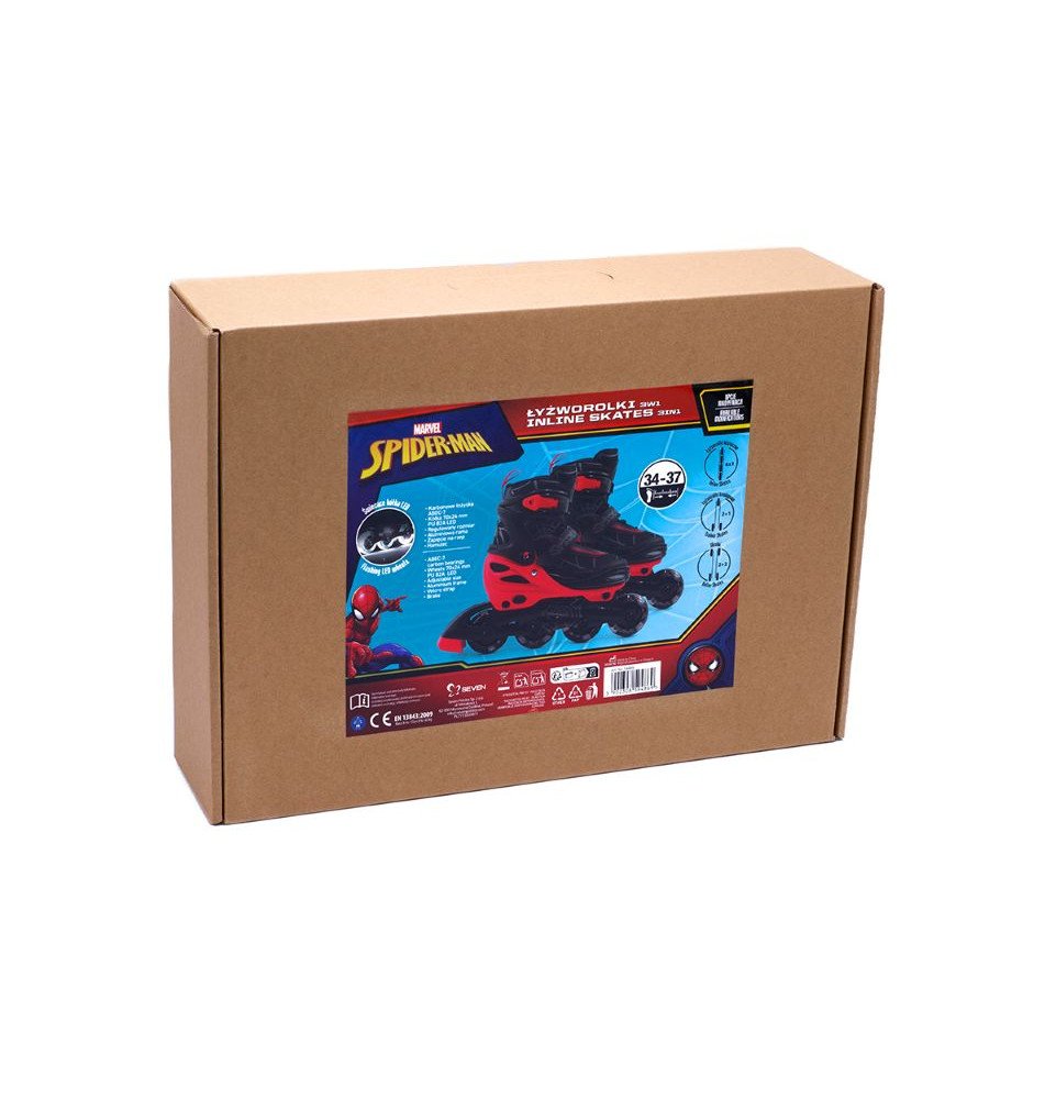 Riedučiai Spiderman 3-in-1, 34-37 dydis