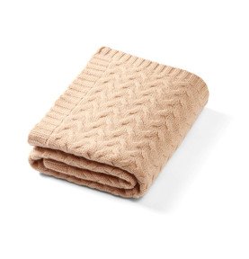 Merino vilnos pledas BabyOno, kreminis