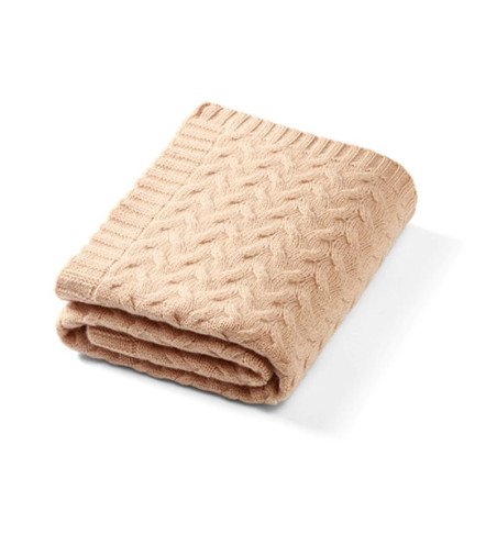 Merino vilnos pledas BabyOno, kreminis