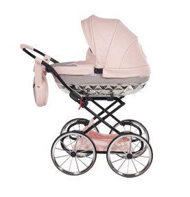 Vežimėlis lėlėms Junama HandCraft Mini Gliter Pink