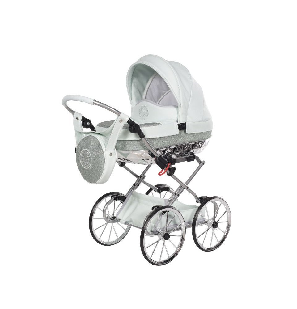 Vežimėlis lėlėms Junama HandCraft Mini Gliter Green Vežimėlis lėlėms Junama HandCraft Mini Gliter Green