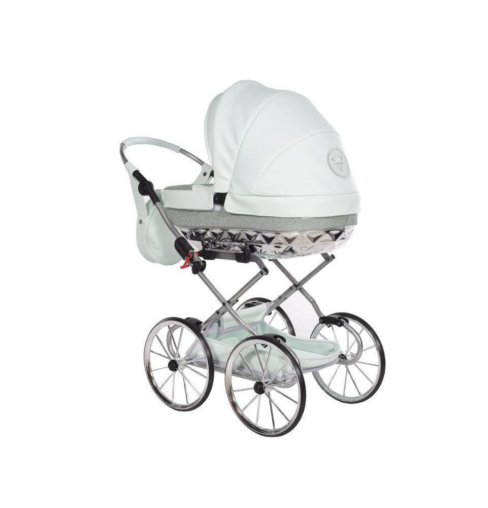 Vežimėlis lėlėms Junama HandCraft Mini Gliter Green