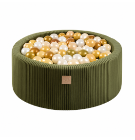 Kamuoliukų baseinas 200 kamuoliukų, 90x30, haki