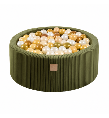 Kamuoliukų baseinas 90x30, haki, 200 kamuoliukų