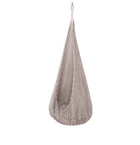 Sūpynės-kokonas vaikams, smėlio pilka