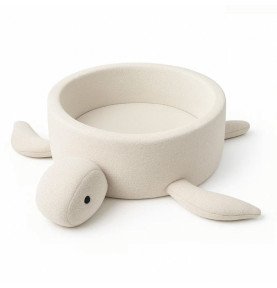 Kamuolių baseinas VĖŽLYS, be kamuoliukų, kreminė šviesi