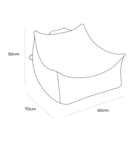 Sėdmaišis, pilkai smėlinė
