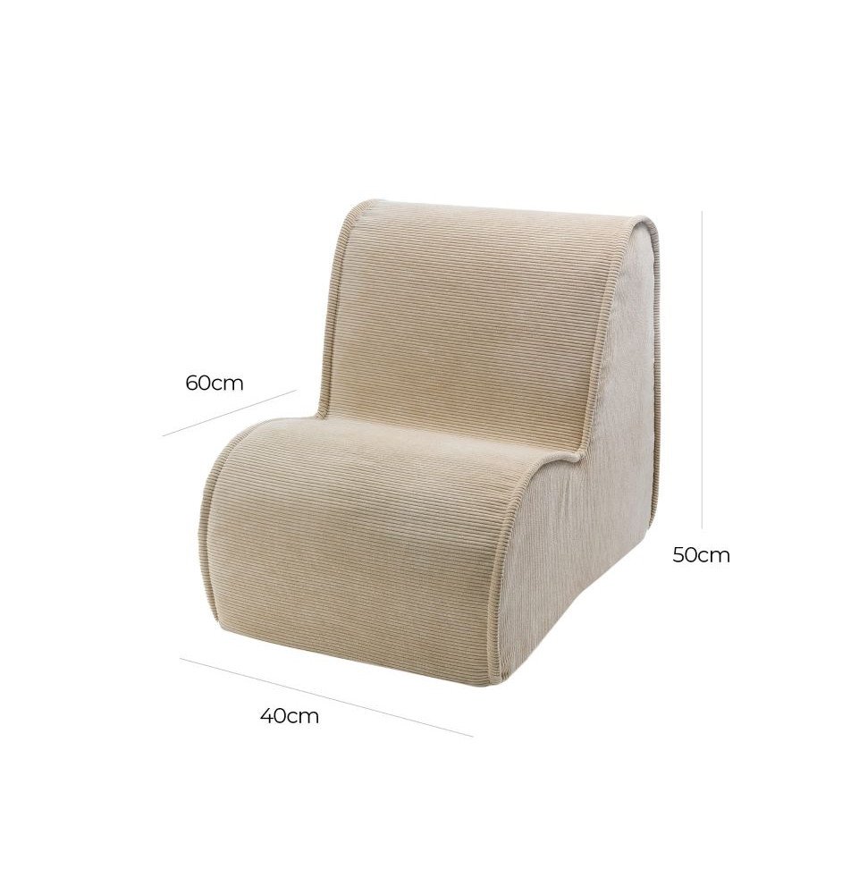 Fotelis vaikams, smėlio