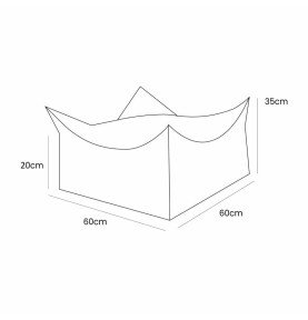 Sėdmaišis kvadratinis, žydra