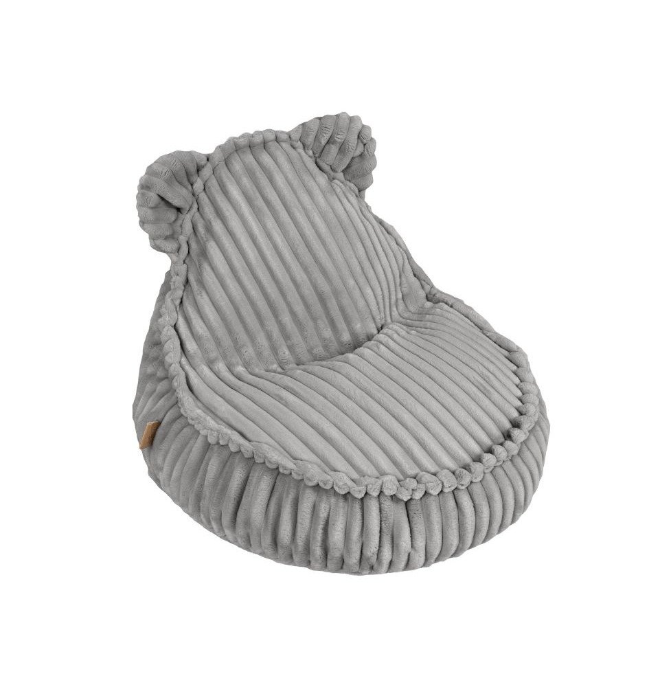 Sėdmaišis Teddy, šviesiai pilka