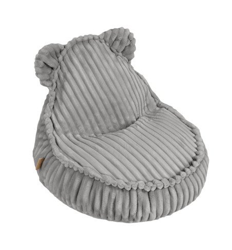 Sėdmaišis Teddy, šviesiai pilka