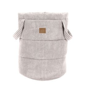 Krepšys žaislams, šviesi smėlio